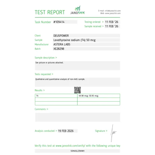 Levothyroxine Sodium (T4)