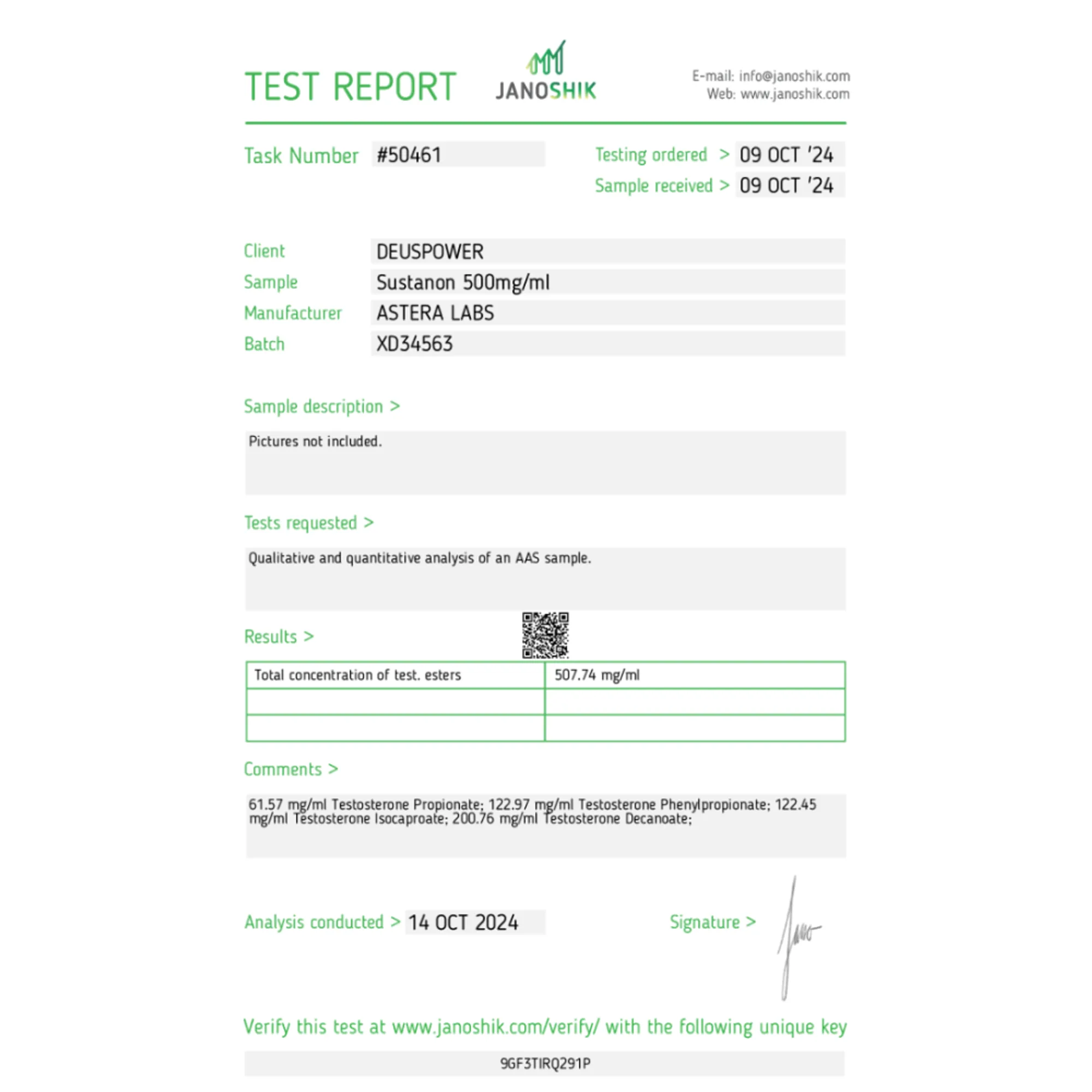 Sustanon 500mg, Astera Labs, köp steroider online - helixamed.com