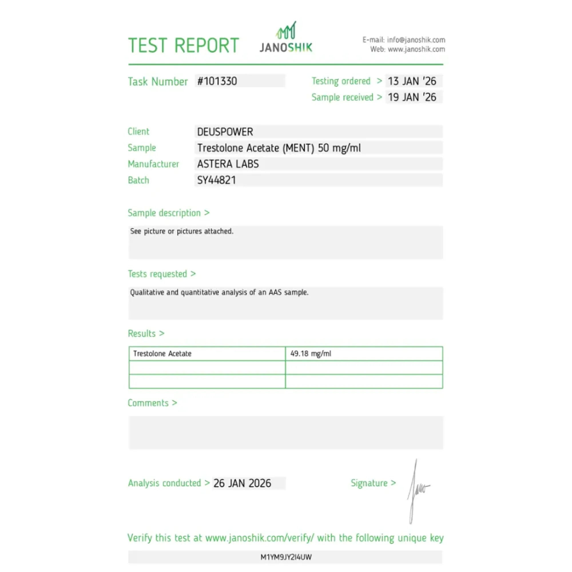 Acetato de trestolona (MENT), Astera Labs, compre esteroides en línea - helixamed.com
