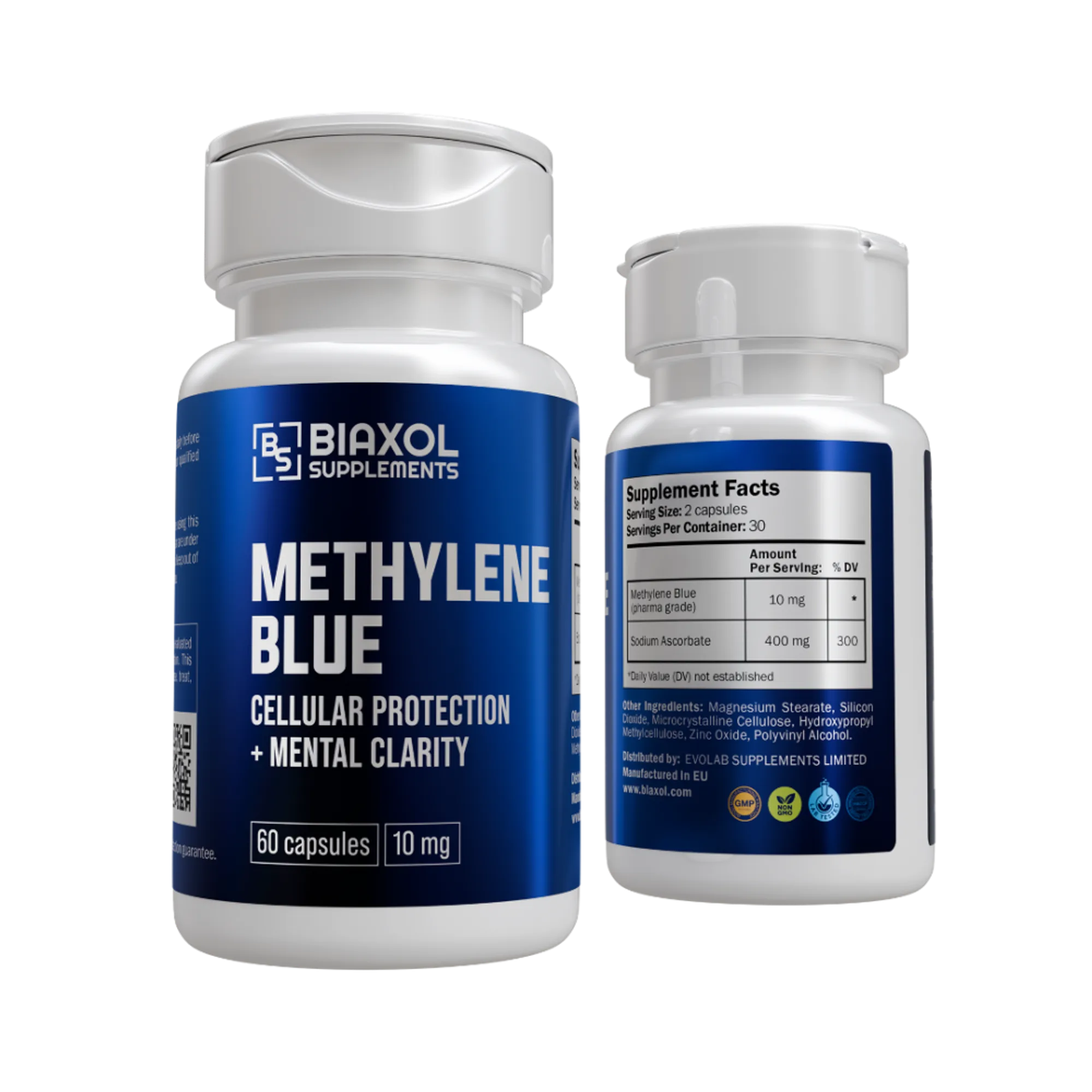 Methylene Blue kapsle, buněčná ochrana a duševní jasnost, koupit online - helixamed.com