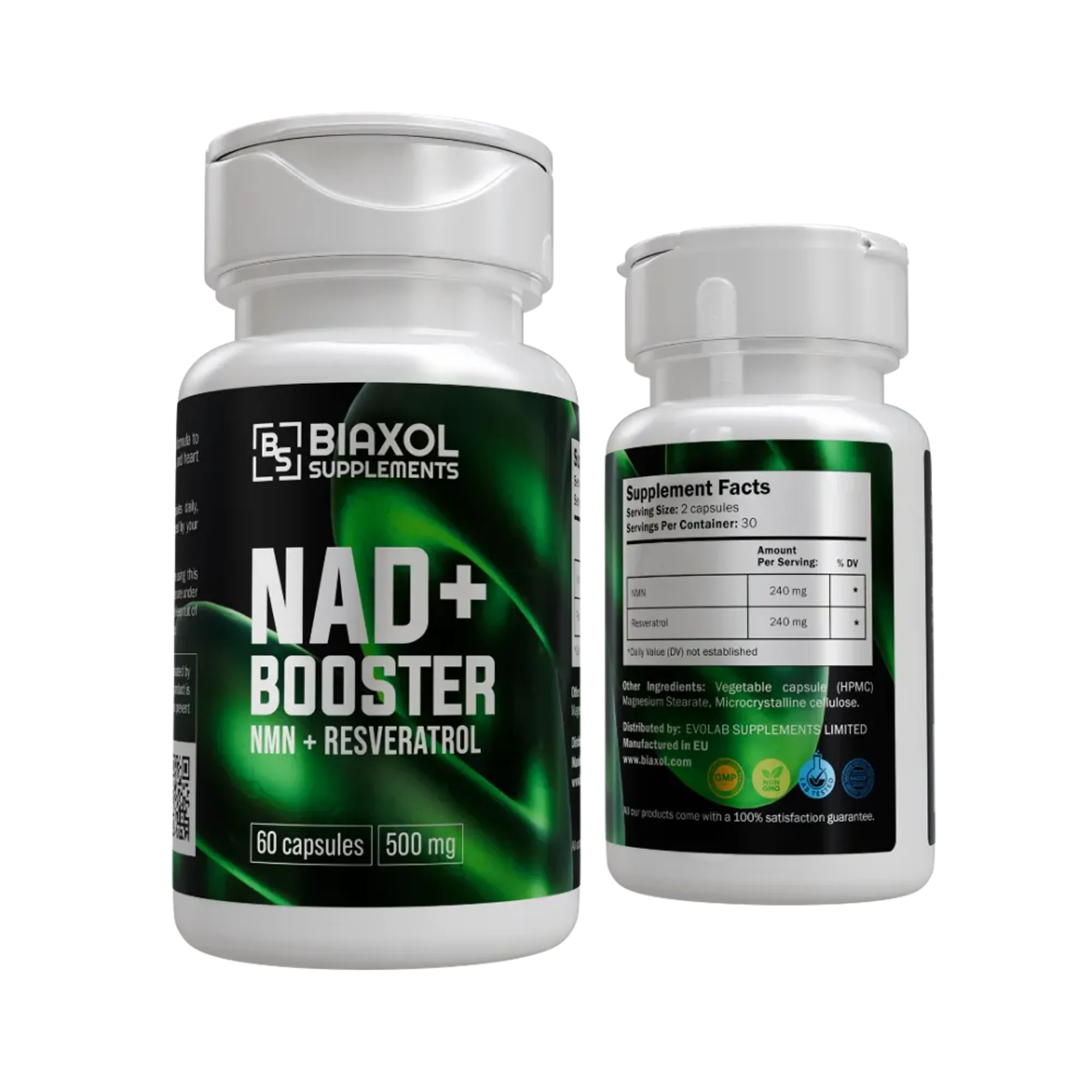 NMN + Resveratrol (NAD+ Booster), Biaxol, Buy Steroids Online - helixamed.com