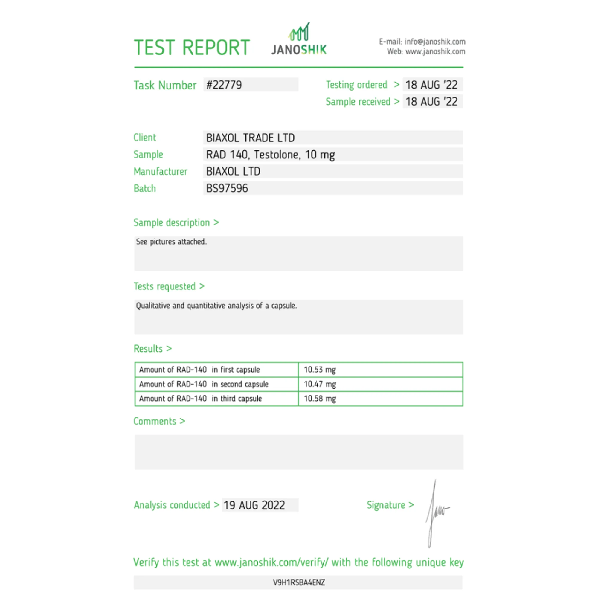 TESTOLONE (RAD140), Biaxol, Buy Steroids Online - helixamed.com