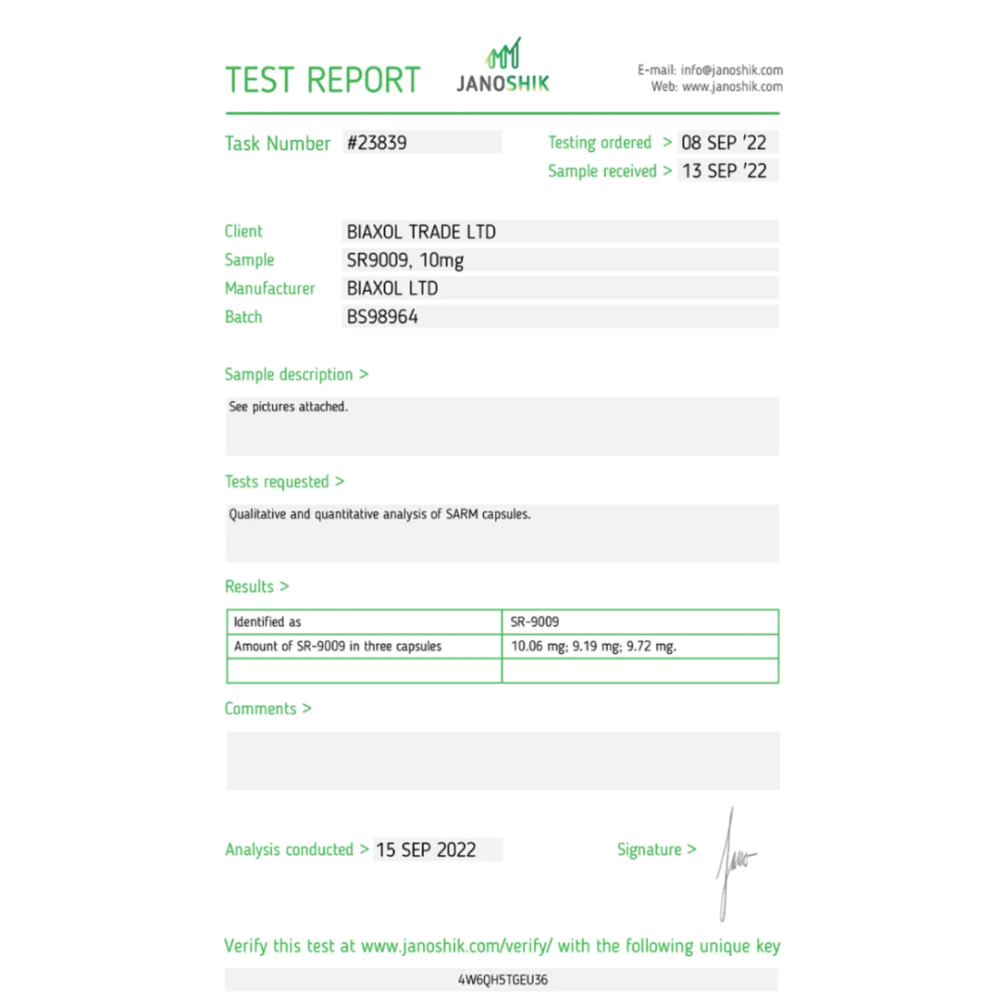 STENABOLIC (SR9009), Biaxol, Buy Steroids Online - helixamed.com