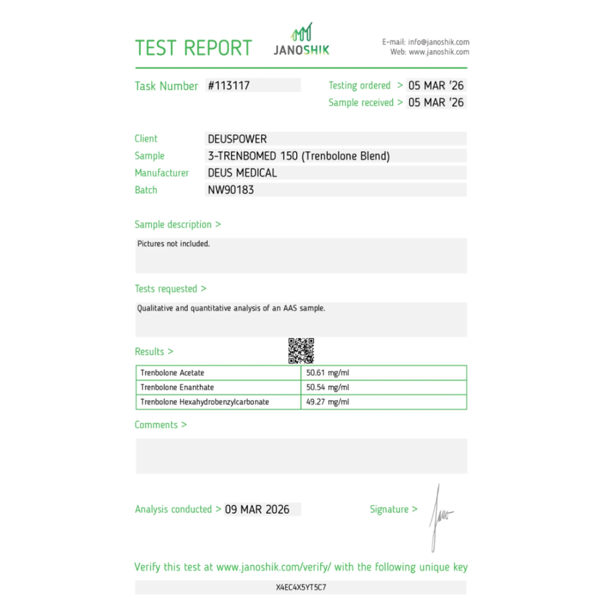 3-TRENBOMED 150 (Trenbolone Blend), Deus Medical, Buy Steroids Online - helixamed.com