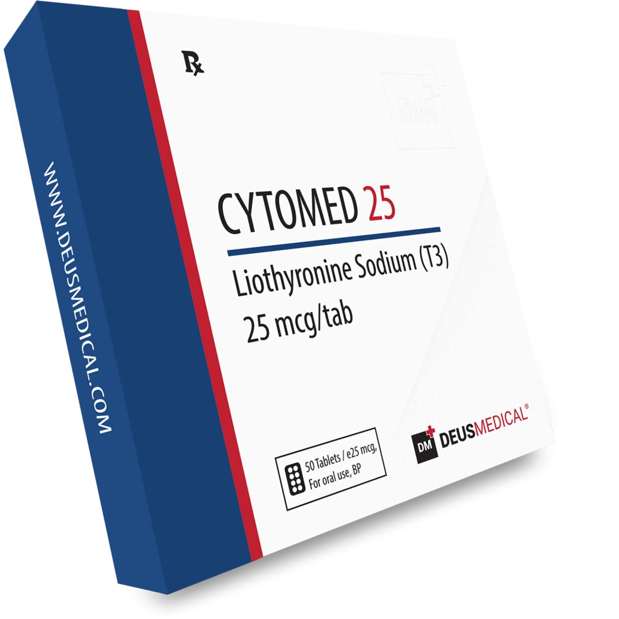 CYTOMED 25 (Liothyronine Sodium (T3)), Deus Medical, Buy Steroids Online - helixamed.com