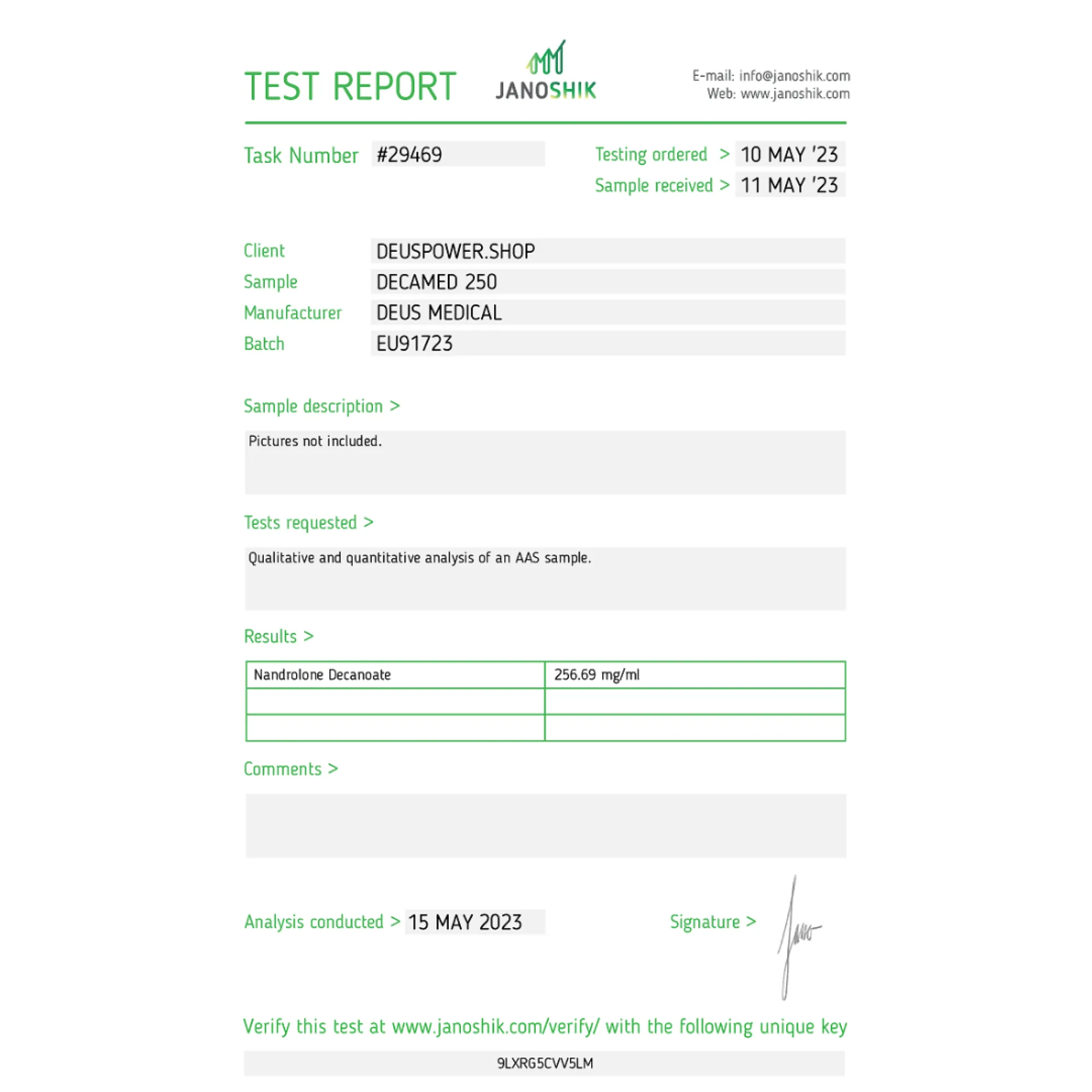 DECAMED 250 (Nandrolone Decanoate), Deus Medical, Buy Steroids Online - helixamed.com