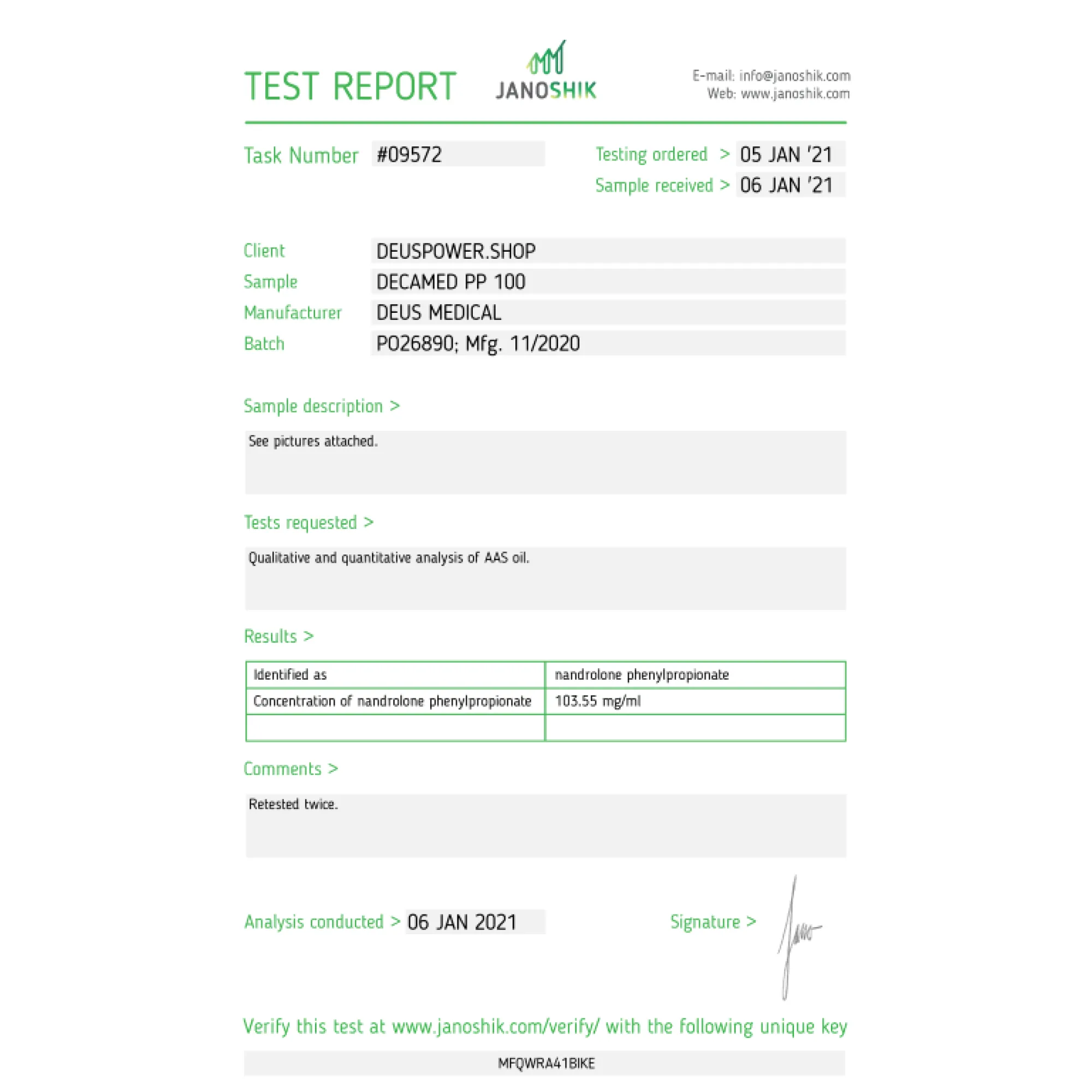 DECAMED PP 100 (Nandrolone Phenylpropionate), Deus Medical, Buy Steroids Online - helixamed.com