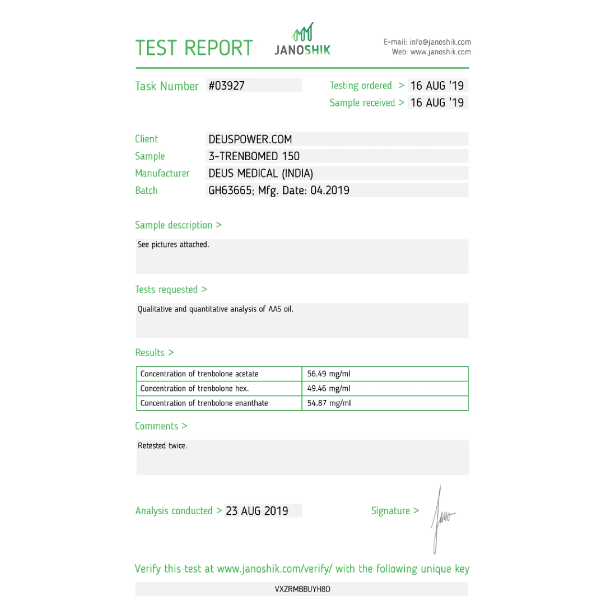 3-TRENBOMED 150 (Trenbolone Blend), Deus Medical, Buy Steroids Online - helixamed.com