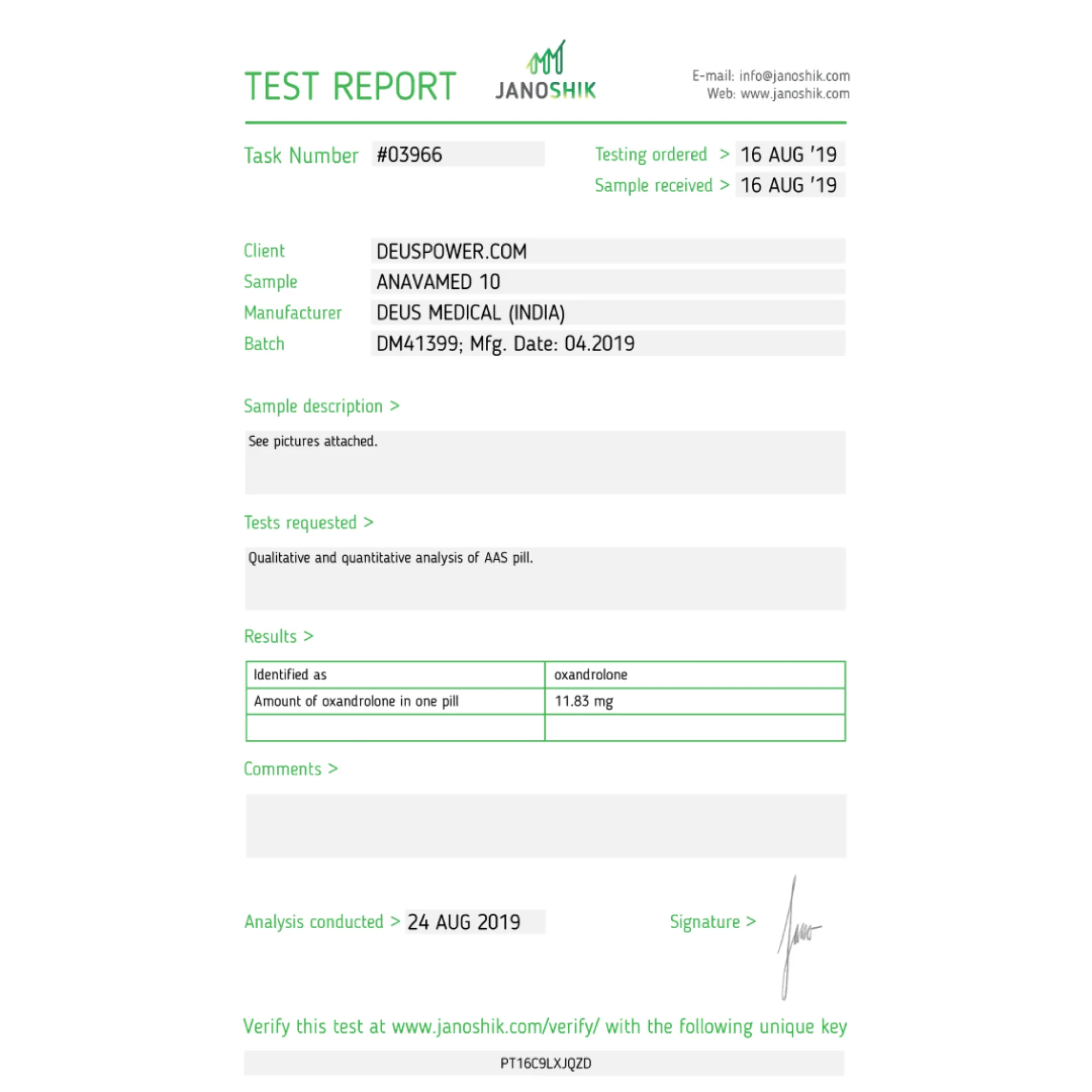 ANAVAMED 10 (Ossandrolone), Deus Medical, Acquista Steroidi Online - helixamed.com
