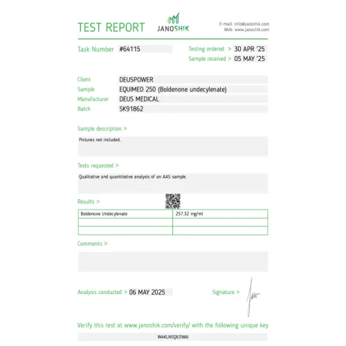 EQUIMED 250 (Boldenone Undecylenate)