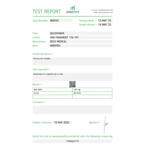 HGH FRAGMENT 176-191 (Recombinant Human Growth Hormone Fragment 176-191)