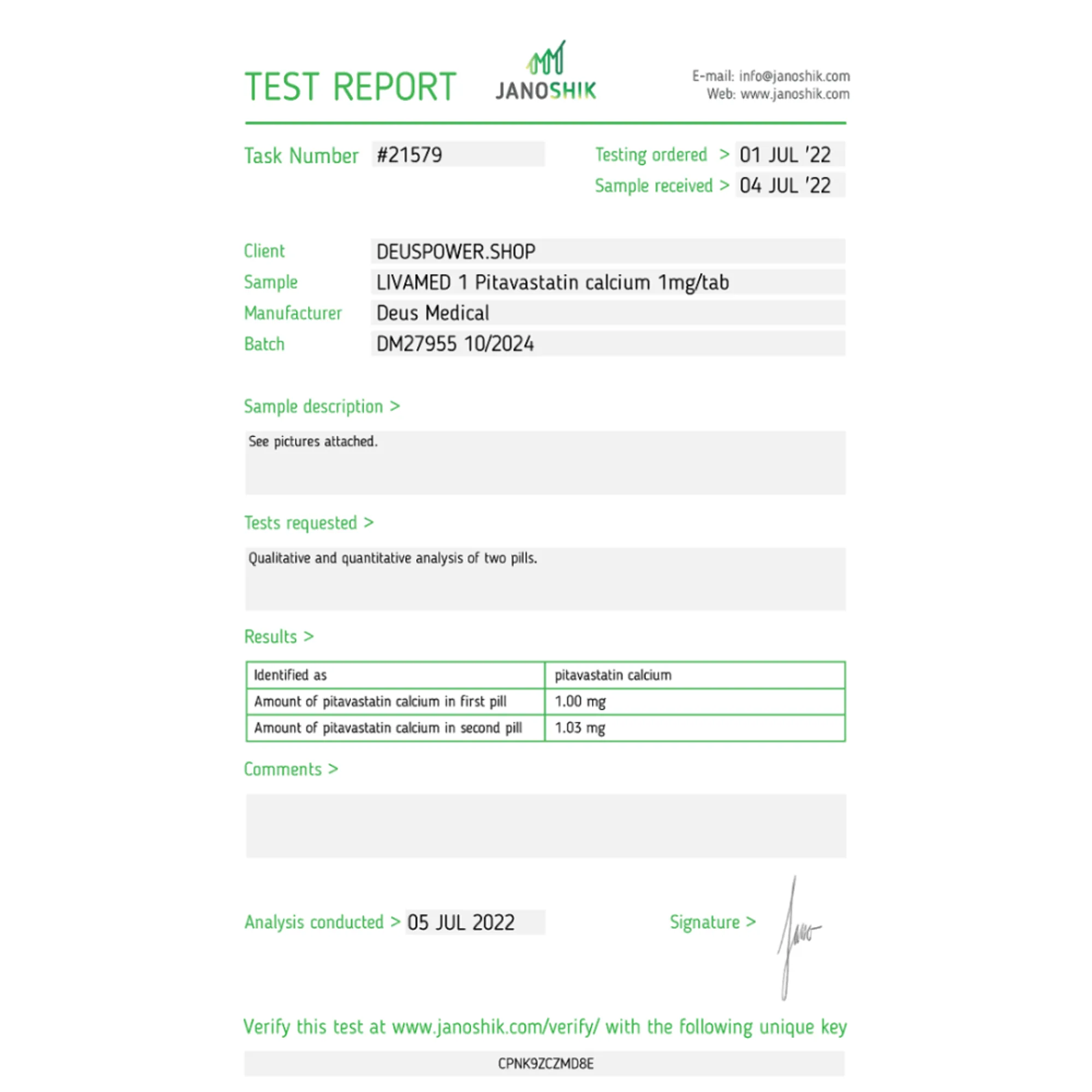 LIVAMED 1 (pitavastatin Calcium), Deus Medical, Koupit steroidy online – helixamed.com