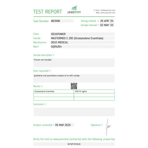 MASTERMED E 200 (Drostanolone Enanthate)