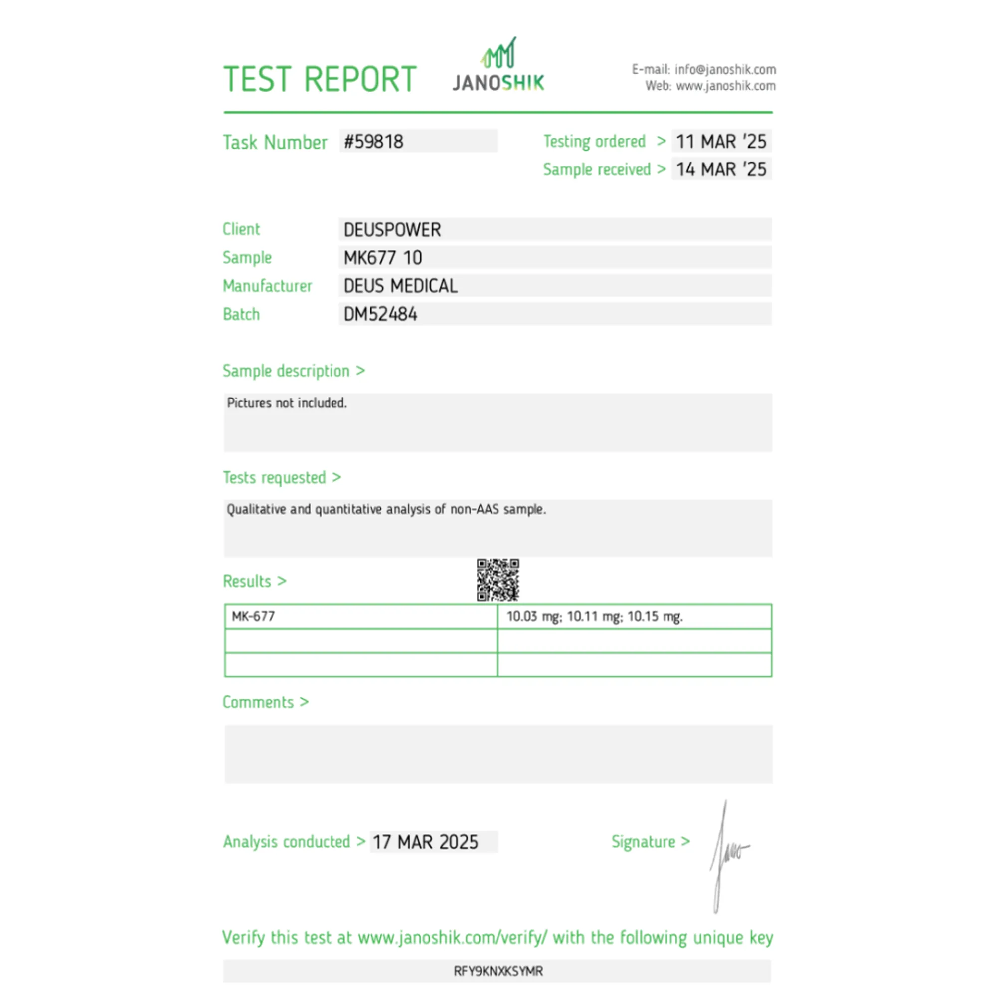 MK677 10 (Ibutamoren), Deus Medical, Buy Steroids Online - helixamed.com