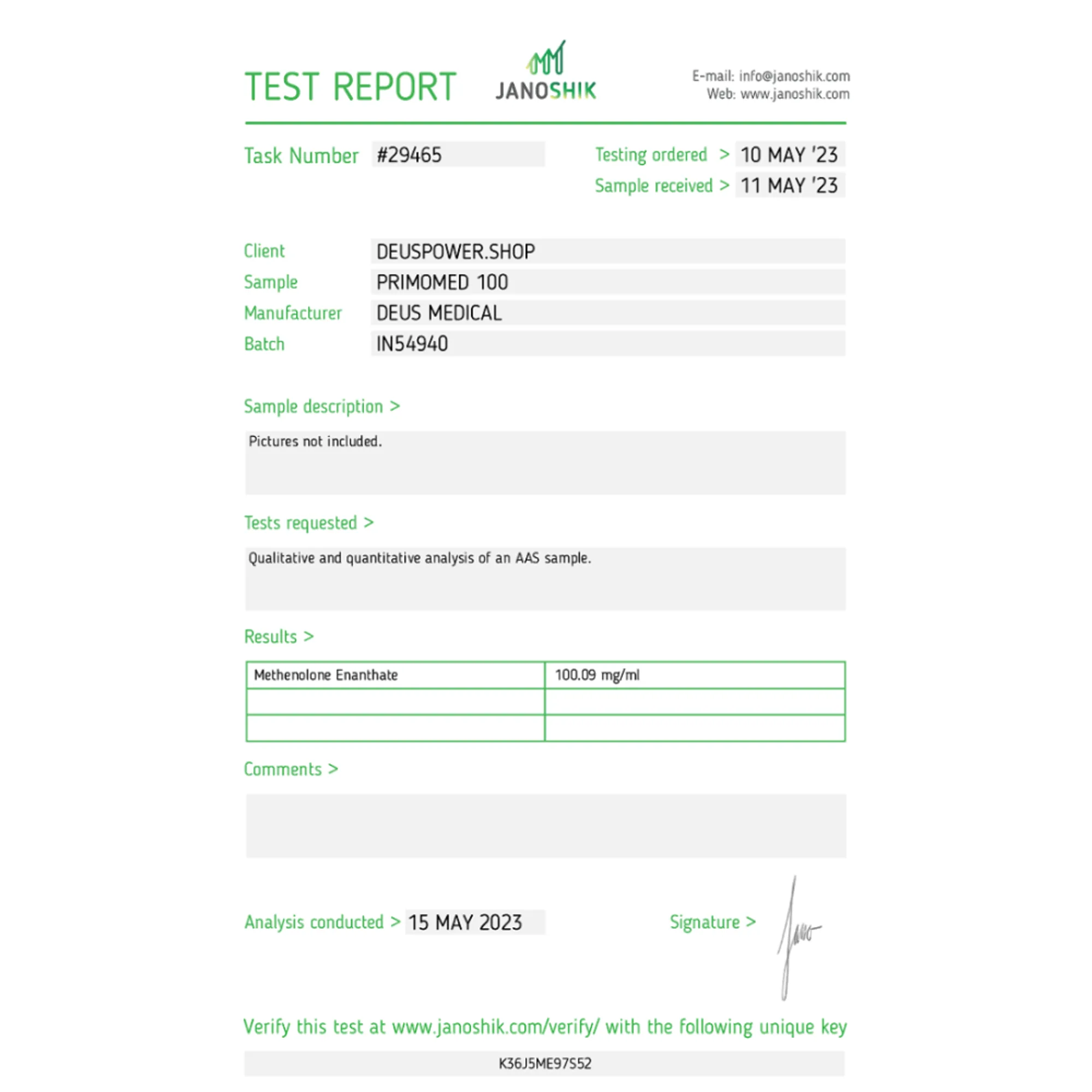 PRIMOMED 100 (Methenolon Enantat), Deus Medical, Kaufen Sie Steroide Online - helixamed.com