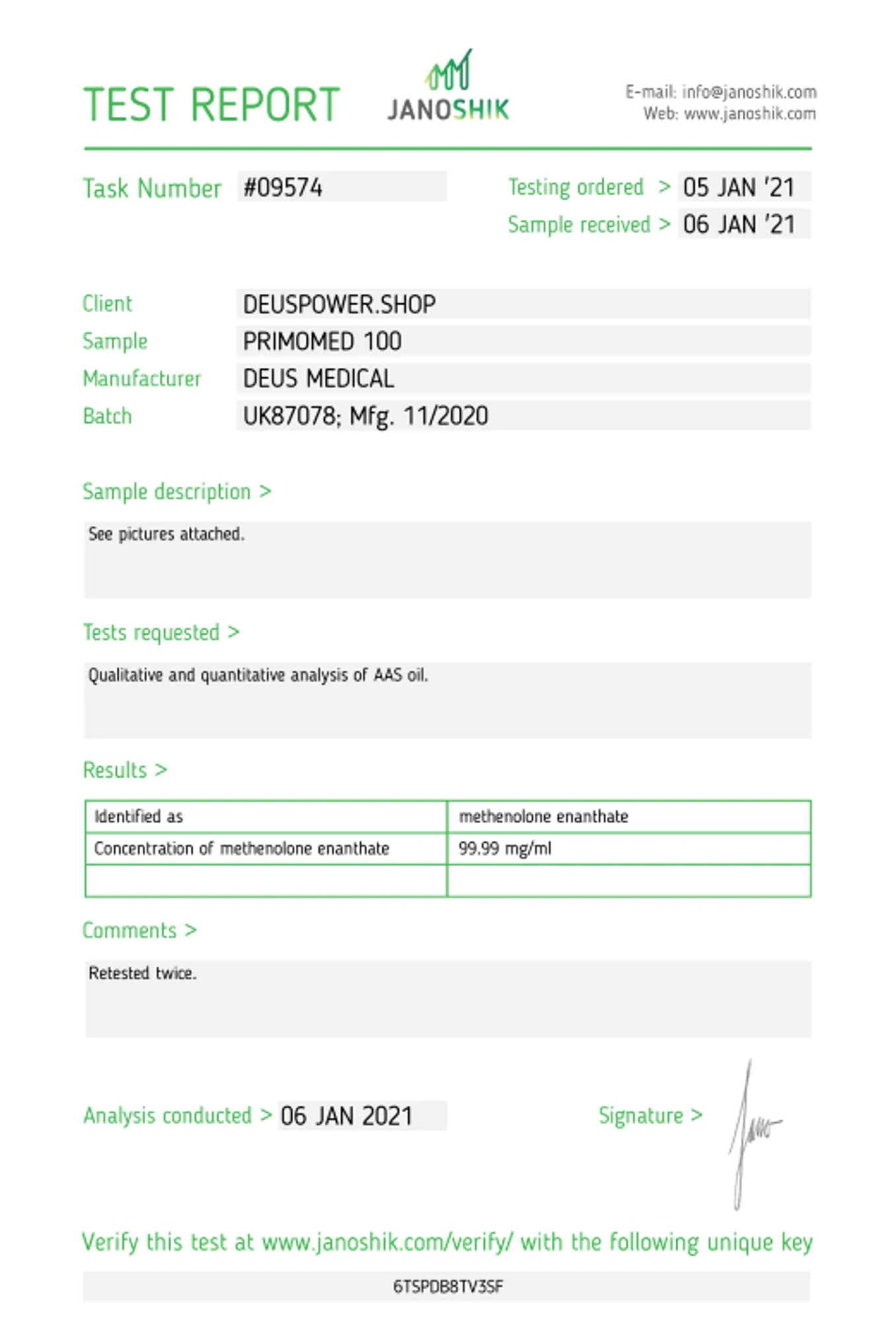PRIMOMED 100 (Methenolon Enantat), Deus Medical, Kaufen Sie Steroide Online - helixamed.com