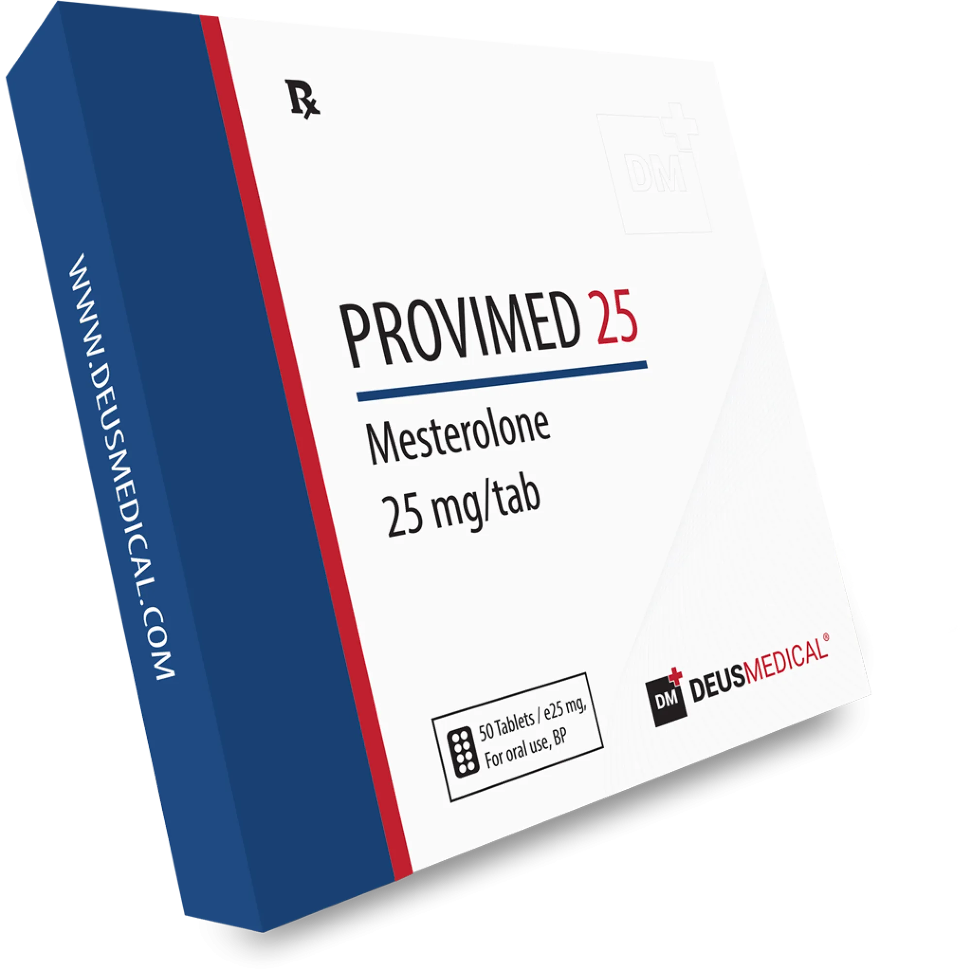 PROVIMED 25 (Mesterolone), Deus Medical, kup sterydy online - helixamed.com