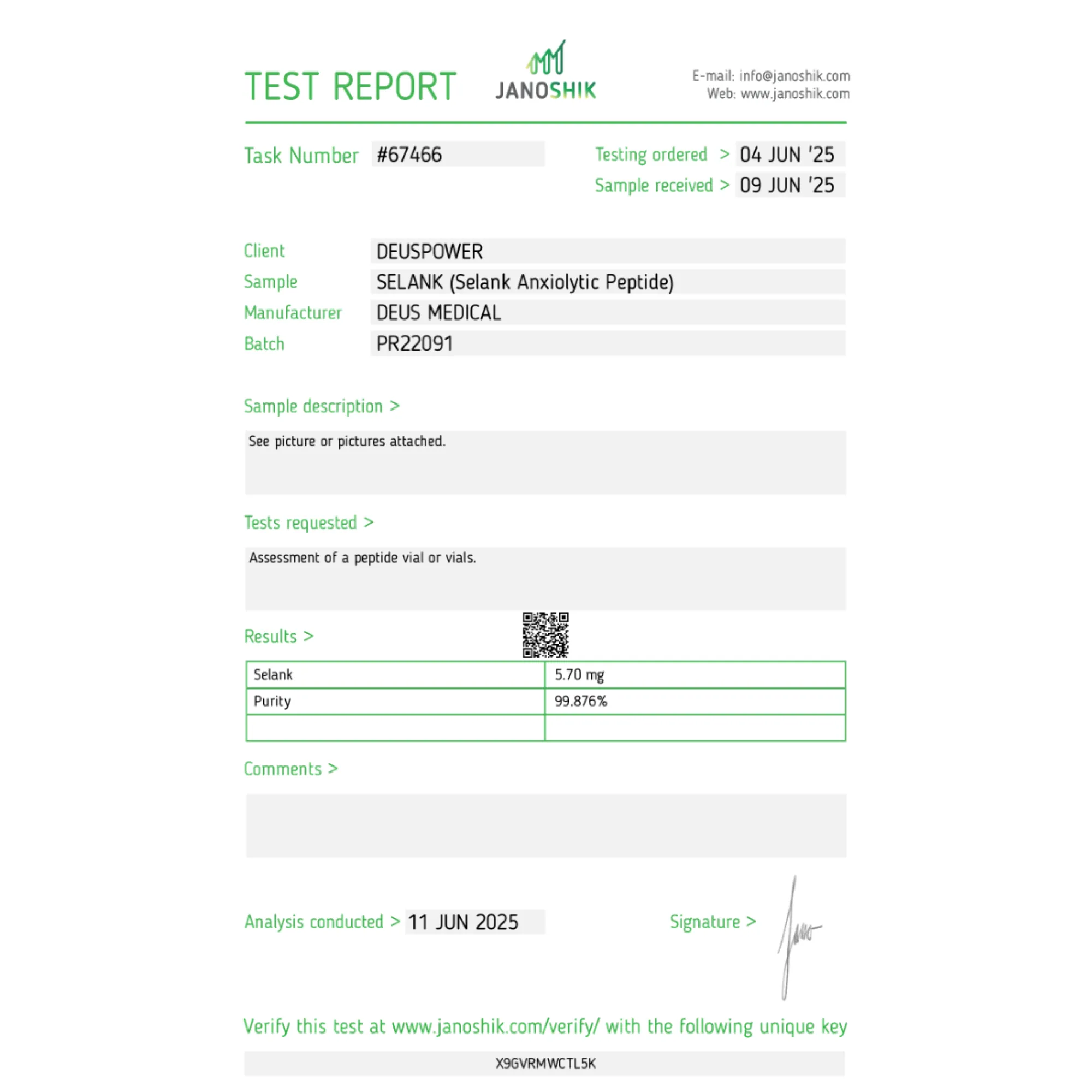 SELANK (Selank Anxiolytic Peptide), Deus Medical, Koupit steroidy online – helixamed.com
