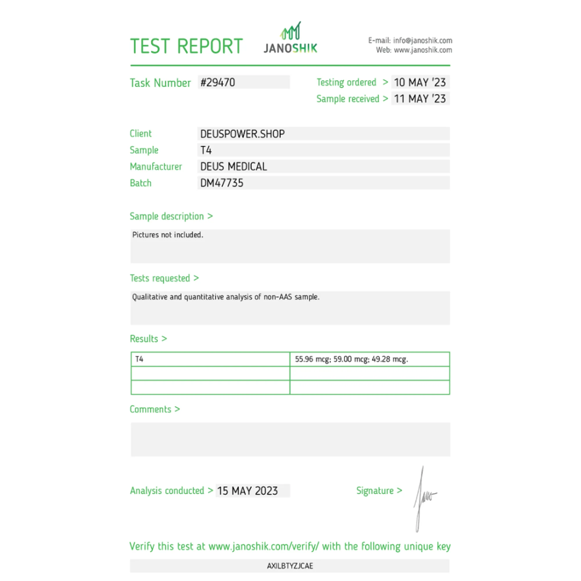 THYROMED 50 (Levothyroxine Sodium (T4)), Deus Medical, Buy Steroids Online - helixamed.com