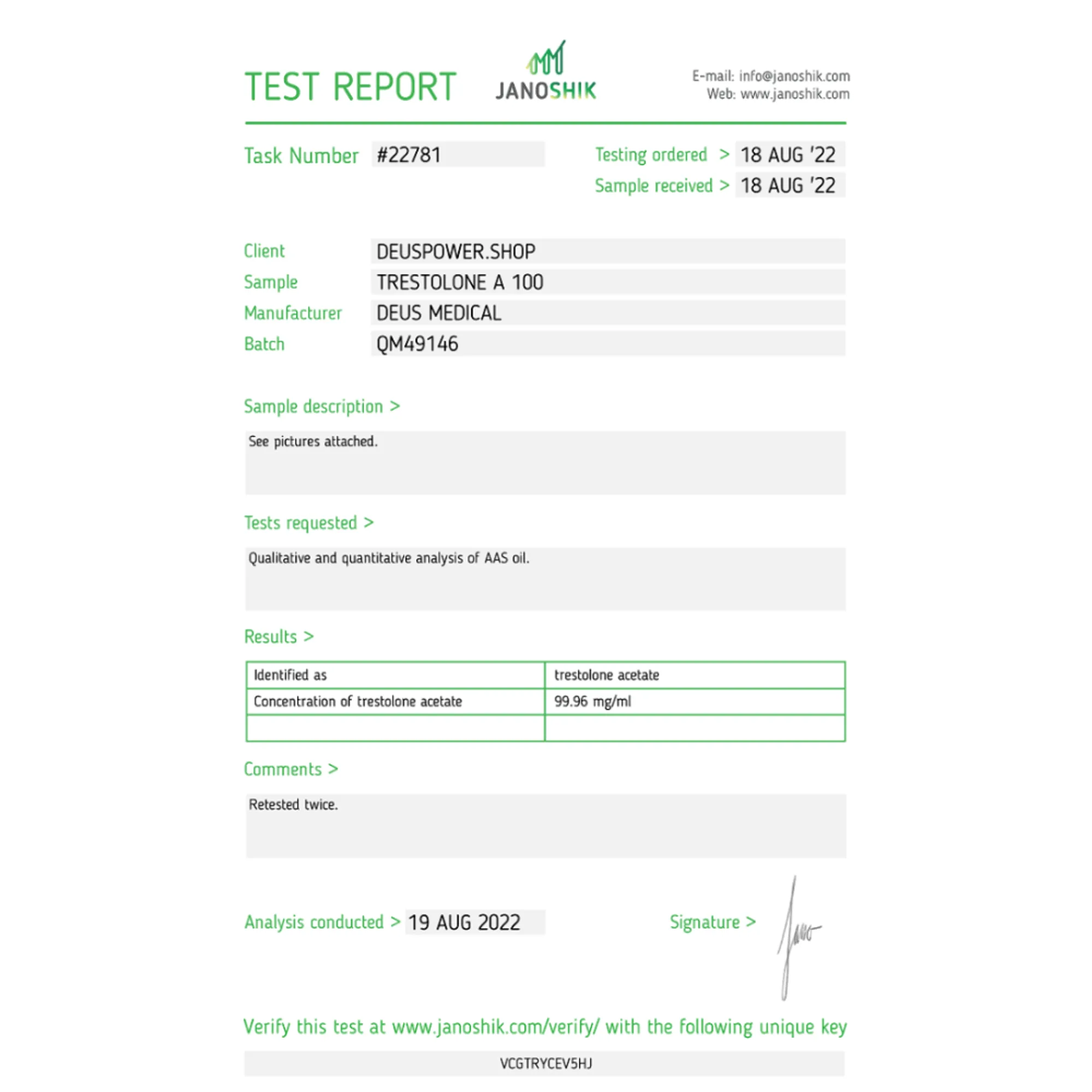 Ment for sale Trestolone A 100 trestolone acetate 100mg/ml injectable by HelixaMed