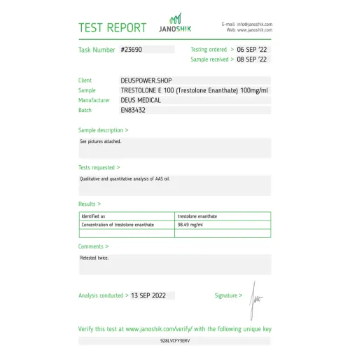 TRESTOLONE E 100 (Trestolone Enanthate)