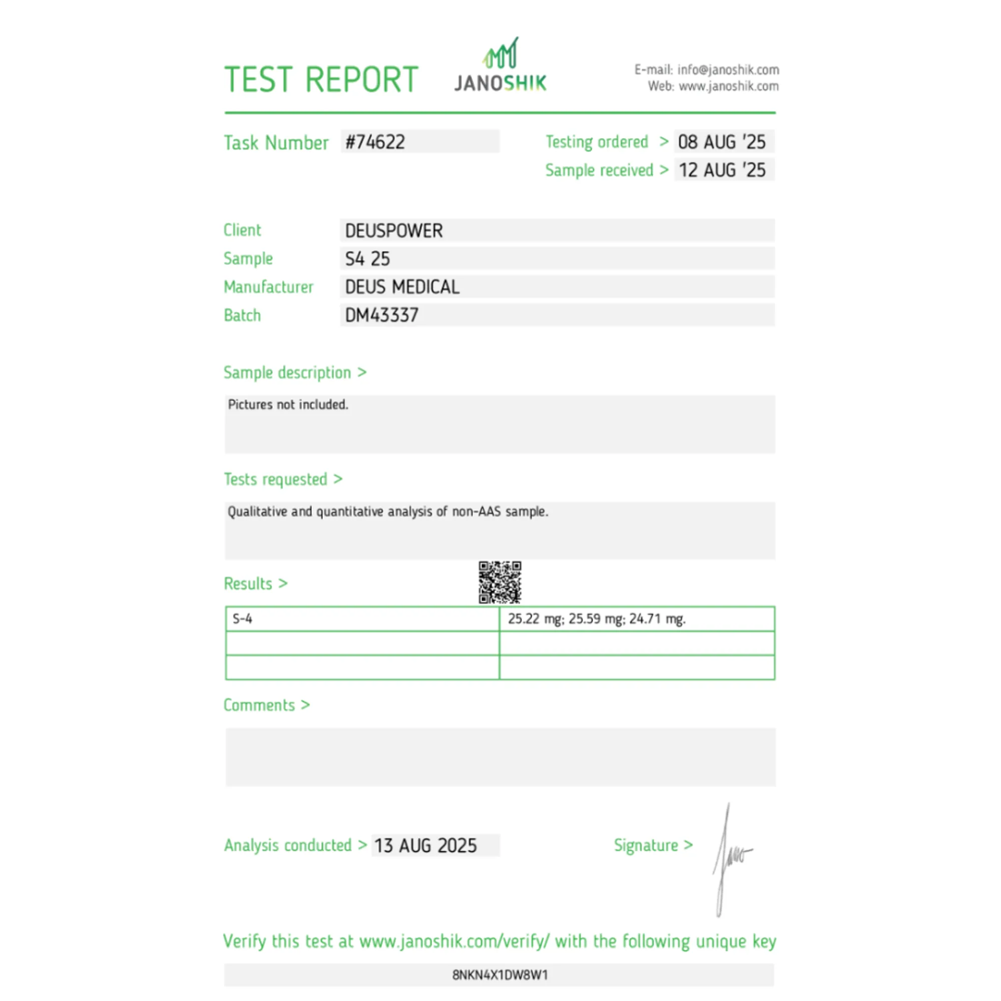 S4 25 (Andarine), Deus Medical, Buy Steroids Online - helixamed.com