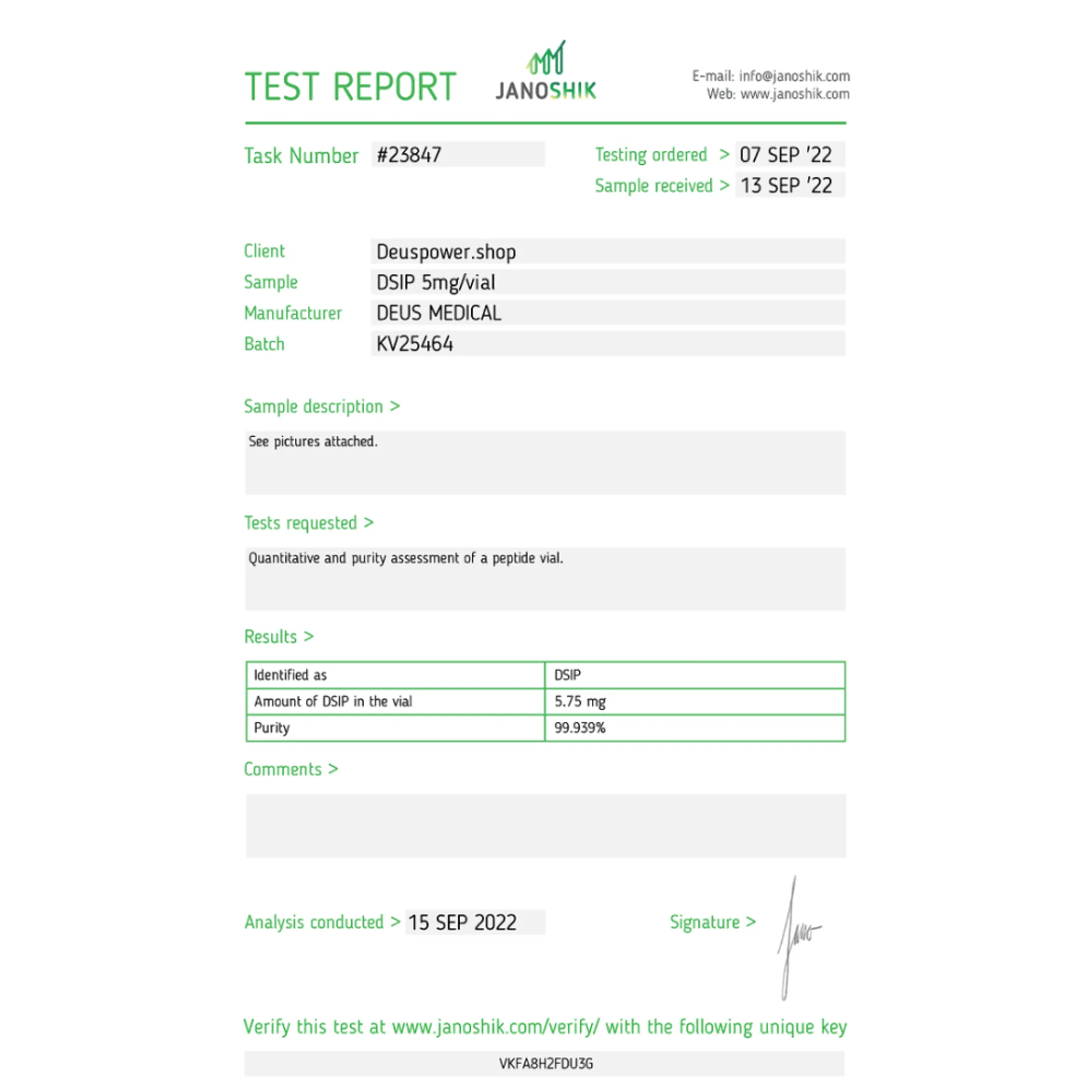 DSIP (Delta Sleep-inducing Peptide), Deus Medical, Koupit steroidy online – helixamed.com