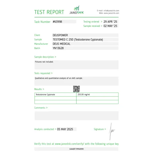 TESTOMED C 250 (Testosteron Cypionate)