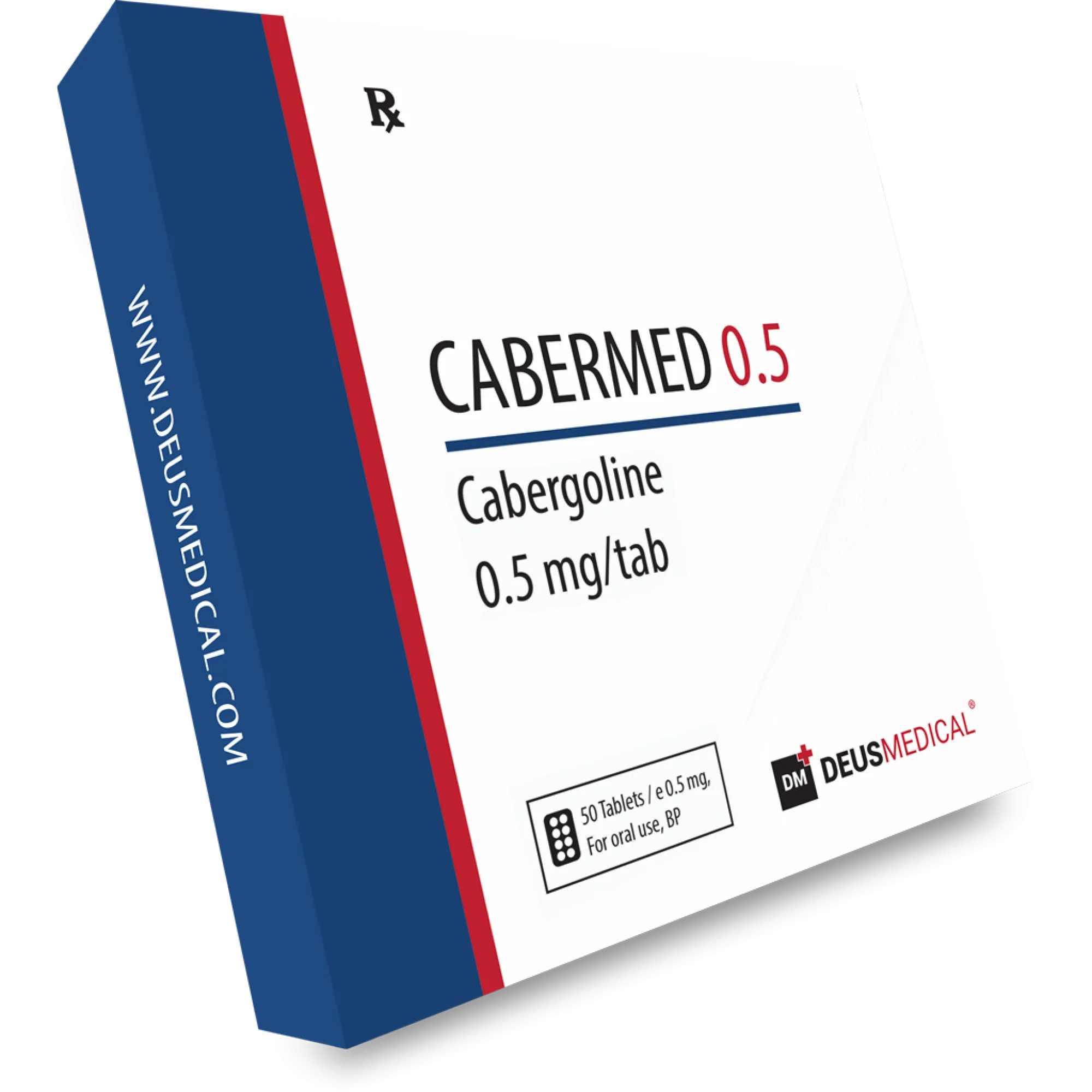 CABERMED 0.5 (Cabergoline), Deus Medical, Acheter des stéroïdes en ligne - helixamed.com
