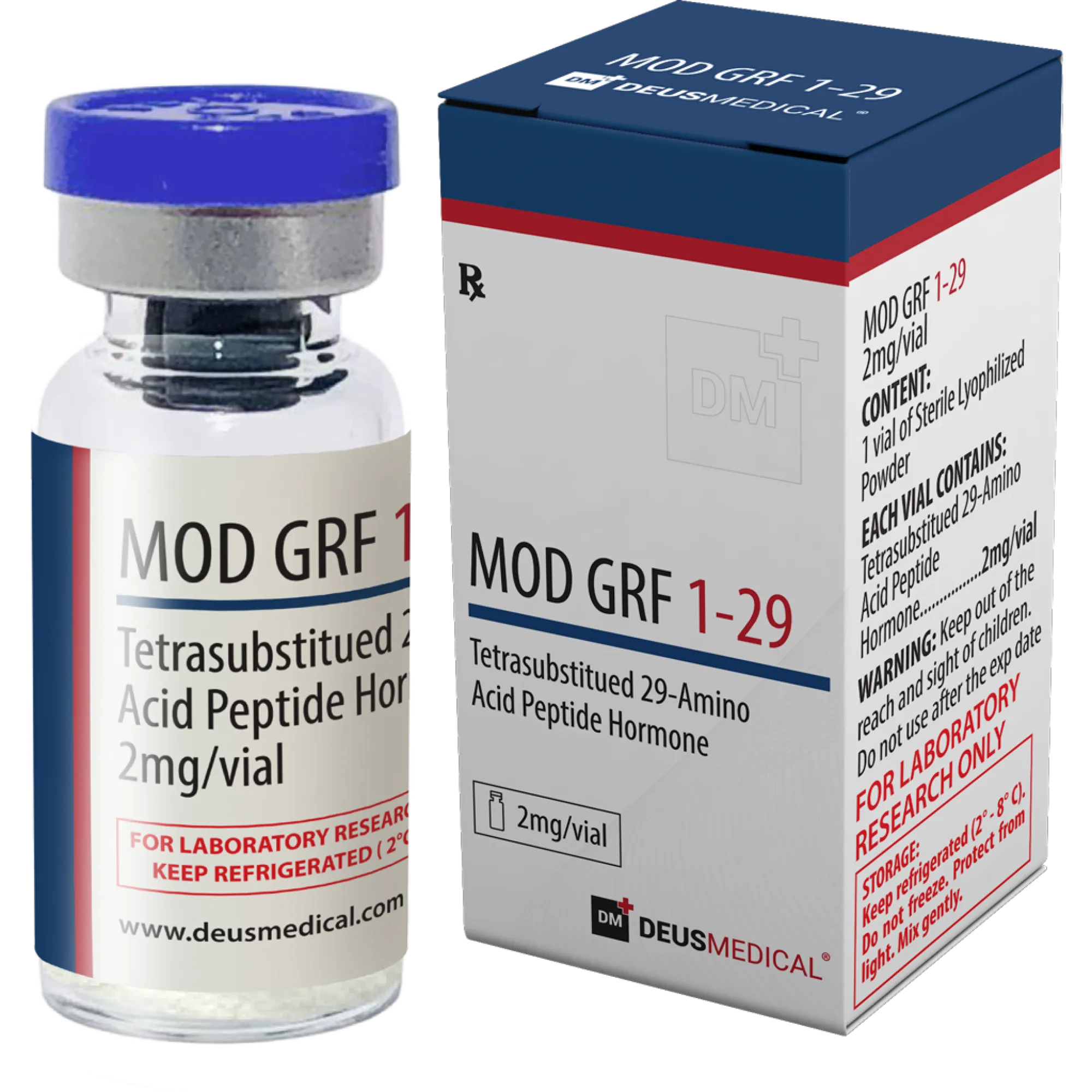 MOD GRF 1-29 (Tetrasubstitued 29-Amino Acid Peptide Hormone), Deus Medical, Buy Steroids Online - helixamed.com