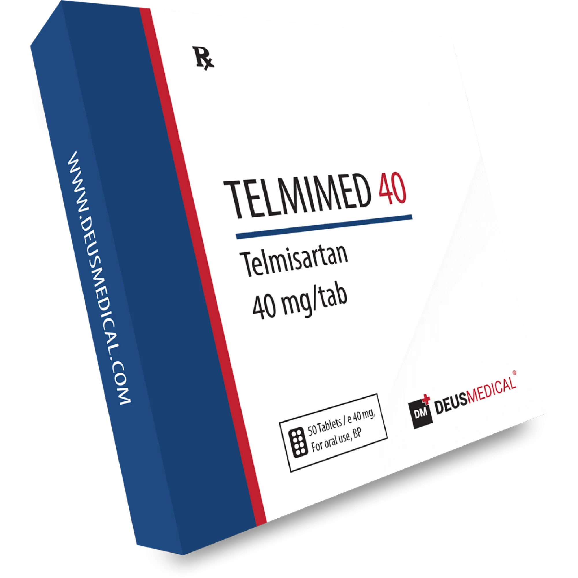 TELMIMED 40 (Telmisartán), Deus Medical, Compre esteroides en línea - helixamed.com