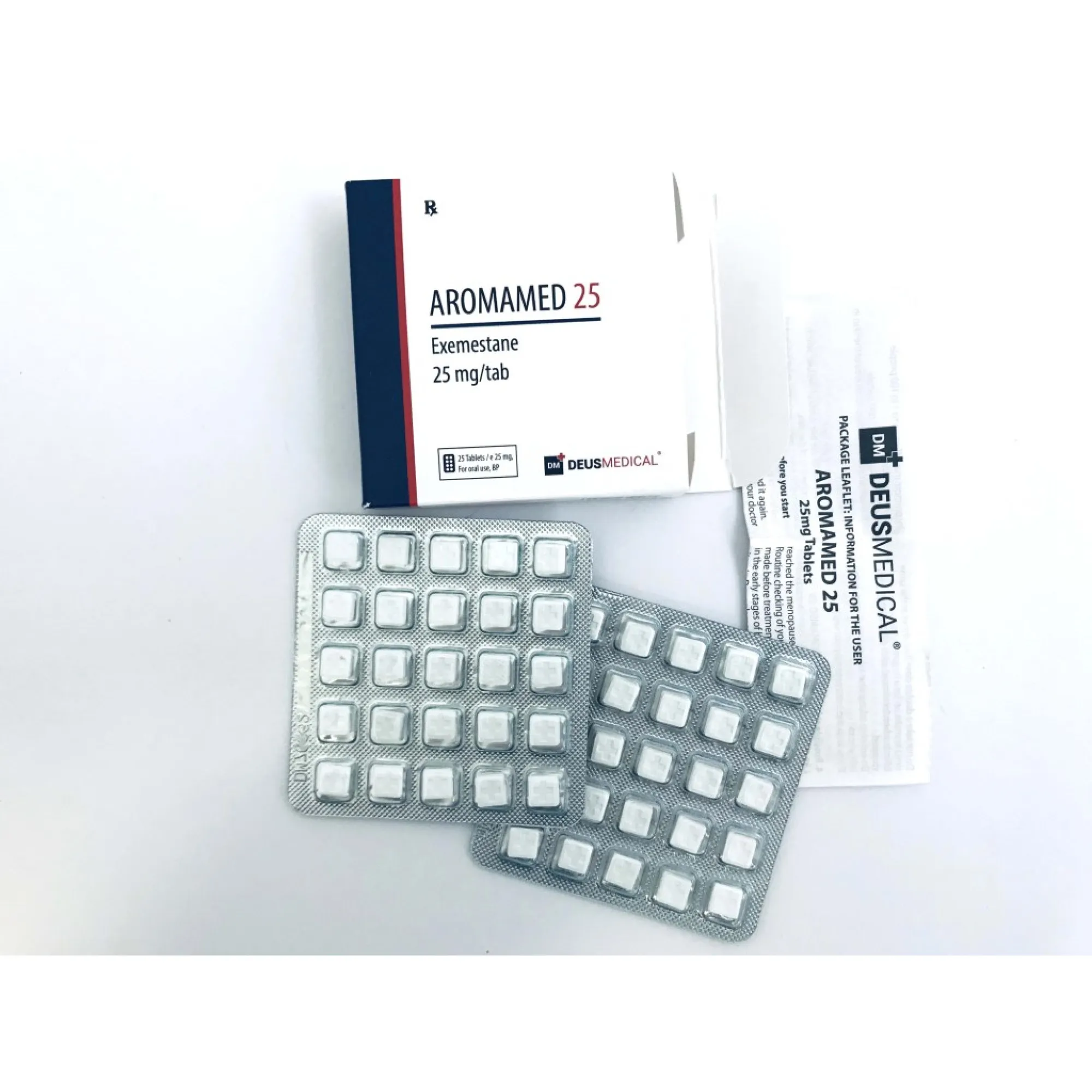Aromamed 25 (Exemestane) 25mg tablets, HelixaMed