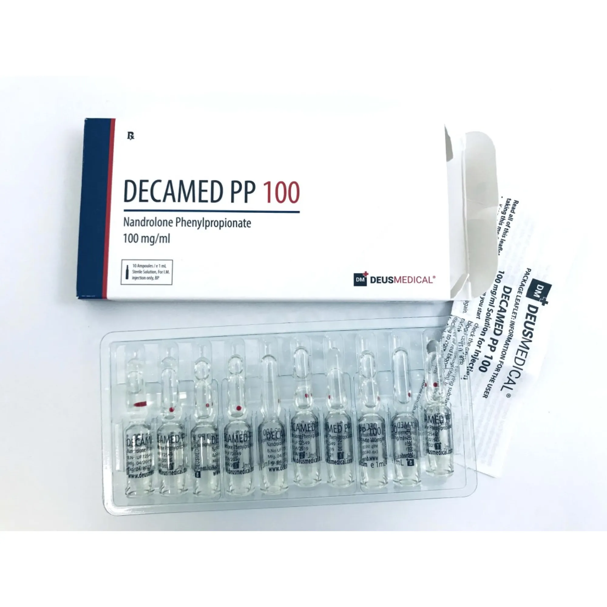 DECAMED PP 100 (Nandrolone Phenylpropionate), Deus Medical, Buy Steroids Online - helixamed.com