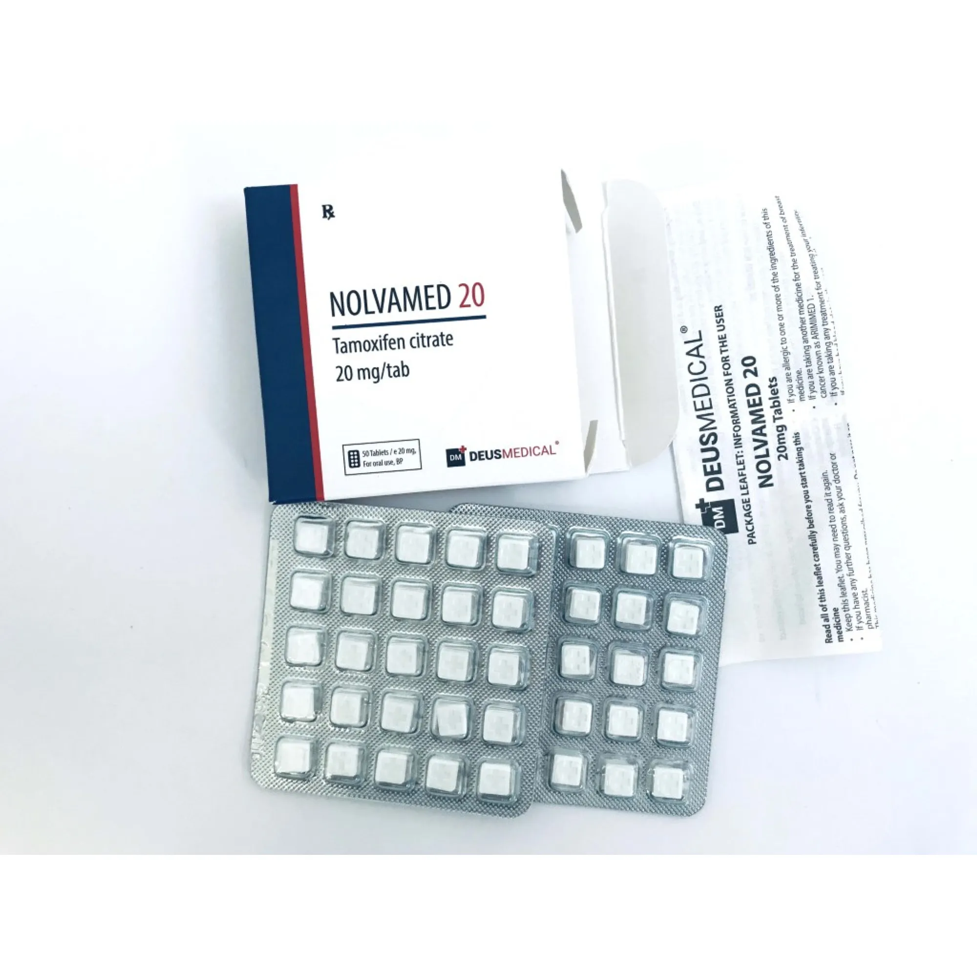 NOLVAMED 20 (Tamoxifen Citrate), Deus Medical, Buy Steroids Online - helixamed.com