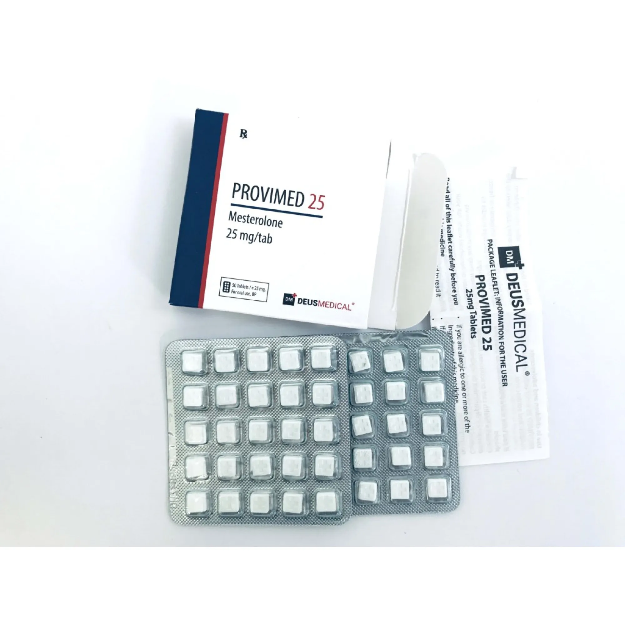 PROVIMED 25 (Mesterolone), Deus Medical, kup sterydy online - helixamed.com
