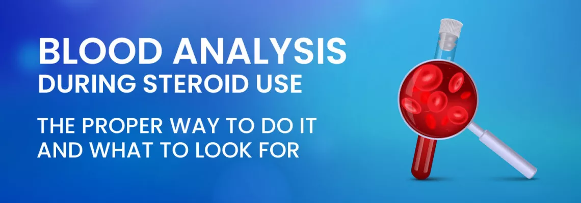 Blood analysis during steroids use