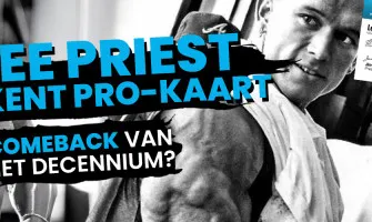 Lee Priest tekent Pro Card